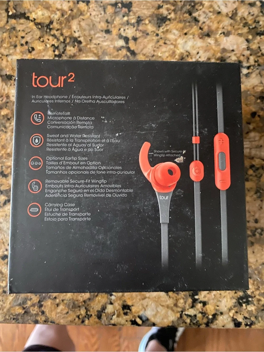 Tour2 Active Collection In-Ear Headphones - Red